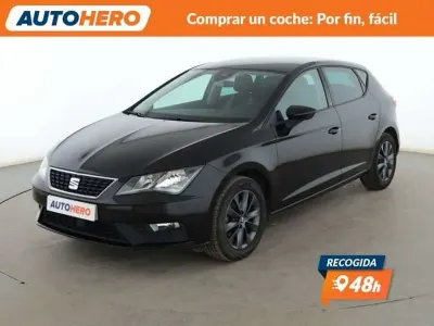 Usado Seat Leon Style 116 CV (85 kW) 2019 Negro Berlina