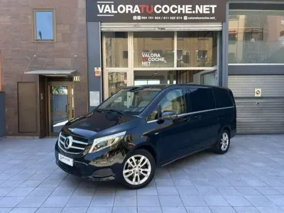 Käytetty Mercedes V220 Avantgarde 163 HP (119 kW) 2017 Musta Tila-auto