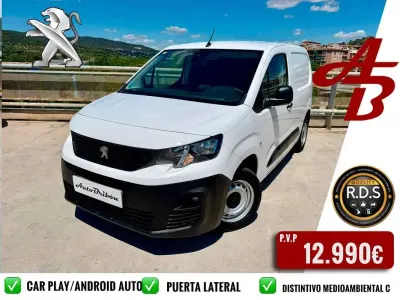 Usado Peugeot Partner S 102 CV (75 kW) 2021 Blanco Monovolumen