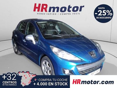 Usado Peugeot 207 Sport 95 CV (69 kW) 2009 Azul Familiar
