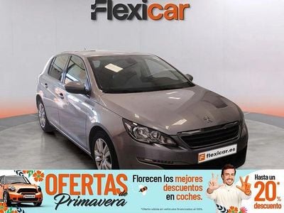 Usado Peugeot 308 Access 100 CV (73 kW) 2017 Gris Berlina