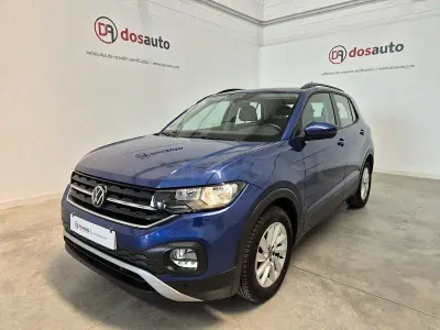 Usado VW T-Cross Advance 110 CV (80 kW) 2022 Azul SUV