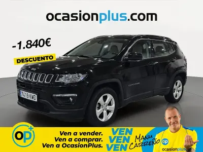 Usado Jeep Compass Longitude 120 CV (88 kW) 2018 Negro SUV