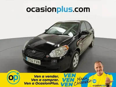 Usado Hyundai Accent 110 CV (80 kW) 2007 Negro Utilitario
