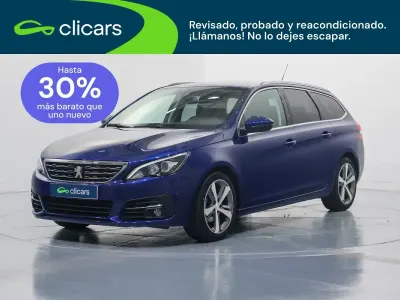 Usado Peugeot 308 SW Allure 130 CV (95 kW) 2019 Azul Familiar