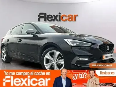 Usado Seat Leon FR 116 CV (85 kW) 2025 Negro Berlina