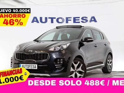 usado Kia Sportage 1.6 CRDI GT-Line 4WD 136cv Auto 5P # NAVY, CUERO,