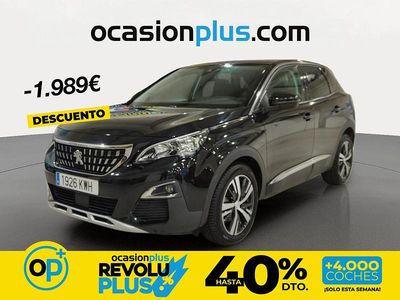 Usado Peugeot 3008 Allure 130 CV (95 kW) 2019 Negro Pickup/Camioneta