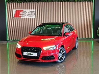 Usado Audi S3 Sportback 300 CV (220 kW) 2014 Rojo Utilitario