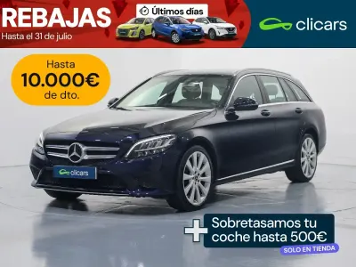 Usado Mercedes C220 194 CV (142 kW) 2019 Azul Familiar