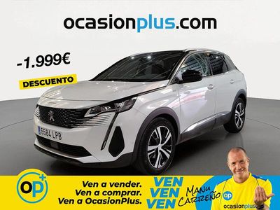 Usado Peugeot 3008 GT 130 CV (95 kW) 2021 Blanco SUV