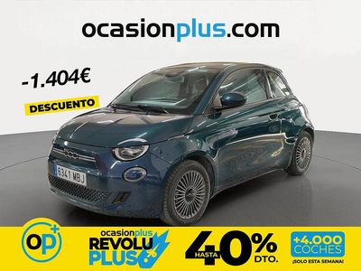 Usado Fiat 500e Icon 86 kW (118 CV) 2022 Verde Utilitario