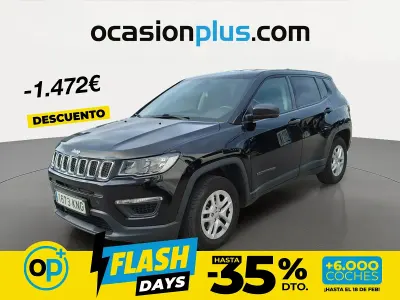 Usado Jeep Compass Sport 140 CV (102 kW) 2018 Negro SUV
