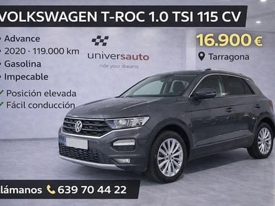 Usado VW T-Roc Advance 116 CV (85 kW) 2020 Gris SUV
