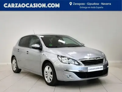Usado Peugeot 308 Style 110 CV (80 kW) 2015 Plateado Utilitario