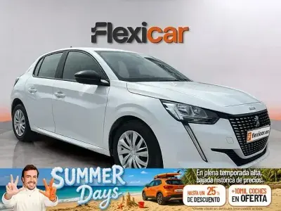 Usado Peugeot 208 Active 100 CV (73 kW) 2022 Blanco Utilitario