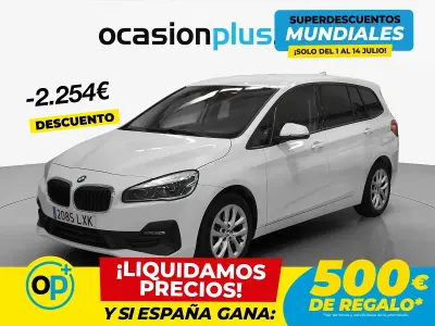 Usado BMW 218 Gran Tourer 150 CV (110 kW) 2022 Blanco Monovolumen
