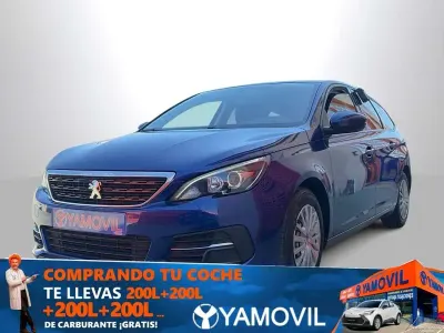 Usado Peugeot 308 SW Business-Line 99 CV (72 kW) 2019 Azul Familiar