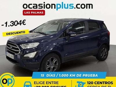 Usado Ford Ecosport Trend 99 CV (72 kW) 2021 Azul SUV