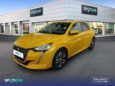 Usado Peugeot 208 Active 100 CV (73 kW) 2019 Amarillo Utilitario
