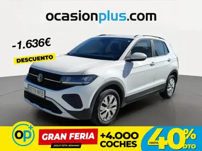 Usado VW T-Cross 95 CV (69 kW) 2024 Blanco SUV