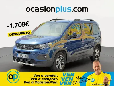 Usado Peugeot Rifter GT 130 CV (95 kW) 2021 Azul Monovolumen