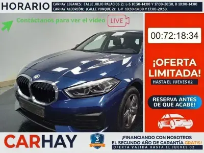 Usado BMW 116 117 CV (86 kW) 2022 Azul Utilitario