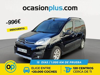 Usado Citroën Berlingo 100 CV (73 kW) 2017 Negro Monovolumen