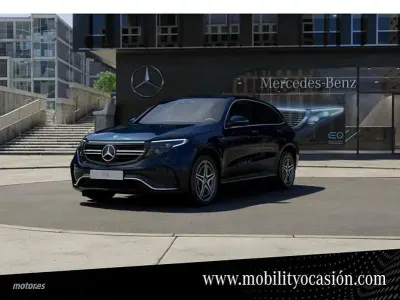 Usado Mercedes EQC400 300 kW (408 CV) 2021 Azul SUV