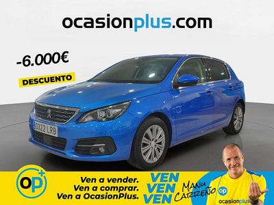 Usado Peugeot 308 Allure 130 CV (95 kW) 2021 Azul Berlina