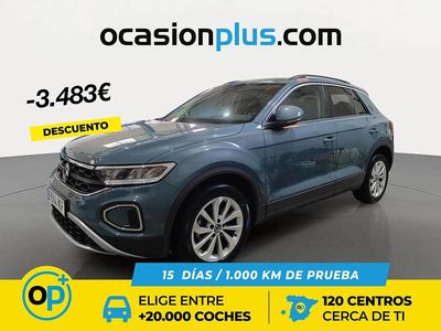 Usado VW T-Roc Life 150 CV (110 kW) 2023 Azul SUV