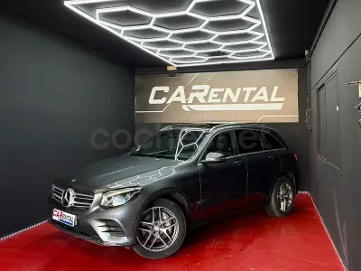 Usado Mercedes GLC220 AMG line 170 CV (125 kW) 2016 Gris / plata SUV