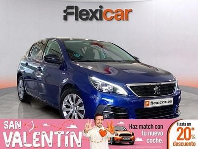 Usado Peugeot 308 Style 130 CV (95 kW) 2018 Azul Berlina