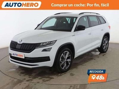 Blanco Usado 2021 Skoda Kodiaq SportLine SUV | 28.951 € (Precio justo)