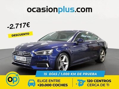 Usado Audi A5 Advanced Plus 150 CV (110 kW) 2020 Azul Coupe