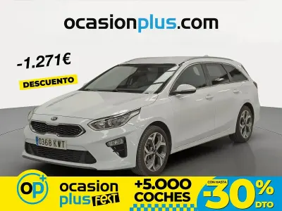 Usado Kia Ceed 115 CV (84 kW) 2019 Blanco Utilitario