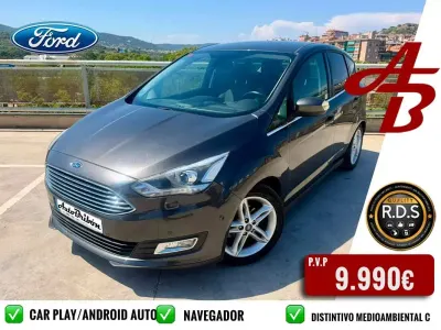 Usado Ford C-MAX Titanium 125 CV (91 kW) 2017 Gris Monovolumen