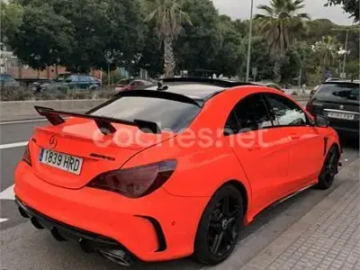 Usado Mercedes CLA220 AMG line 170 CV (125 kW) 2013 Rojo Coupe