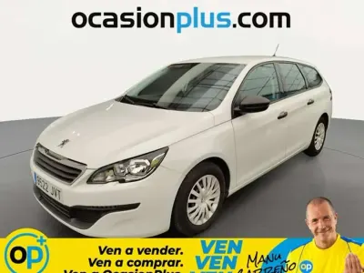 Usado Peugeot 308 SW Access 110 CV (80 kW) 2016 Blanco Familiar