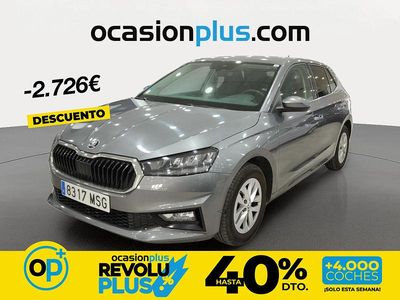 Usado Skoda Fabia Selection 95 CV (69 kW) 2024 Gris Berlina