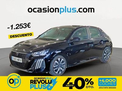 Usado Peugeot 208 Active 100 CV (73 kW) 2024 Negro Utilitario
