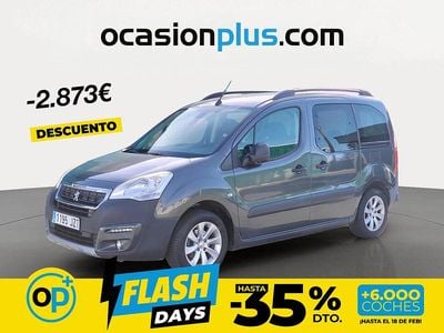 Usado Peugeot Partner Outdoor 100 CV (73 kW) 2017 Gris Monovolumen