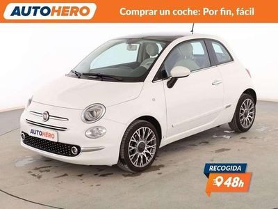 Usado Fiat 500 Lounge 69 CV (50 kW) 2017 Blanco Utilitario