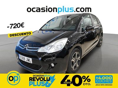 Usado Citroën C3 Live 99 CV (72 kW) 2016 Negro Utilitario