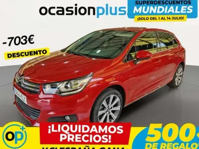 Usado Citroën C4 PureTech 110 CV (80 kW) 2018 Rojo Utilitario