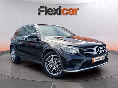 Usado Mercedes GLC220 170 CV (125 kW) 2018 Negro SUV