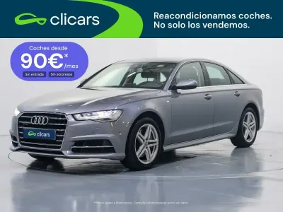 Usado Audi A6 218 CV (160 kW) 2017 Gris Berlina
