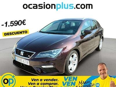 Brugt Seat Leon ST FR 150 HK (110 kW) 2019 Rød Stationcar