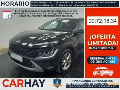 Usado Hyundai Kona 121 CV (88 kW) 2022 Negro SUV