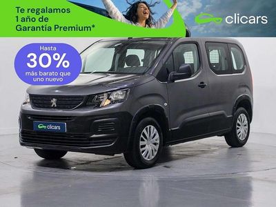 Usado Peugeot Rifter Active 102 CV (75 kW) 2021 Gris Monovolumen